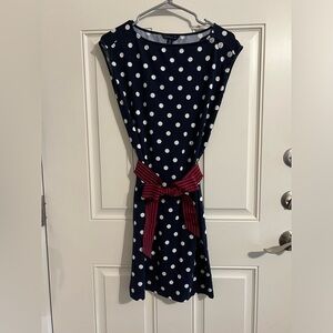 Navy, red, and white nautical dress ⚓️